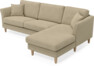 Eden - 2,5-sits soffa med schäslong - Beige