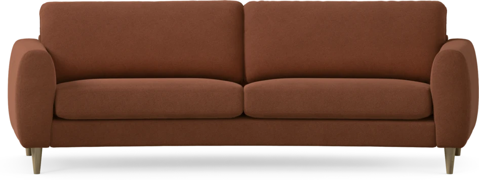 Bridge - 3-sits soffa svängd - Orange