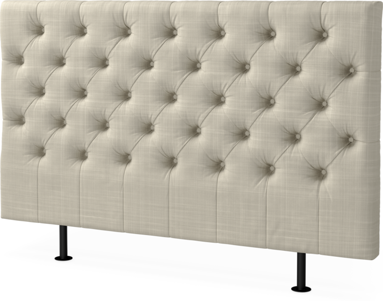 Cape pikerad - Sänggavel, 90-210 cm - Beige