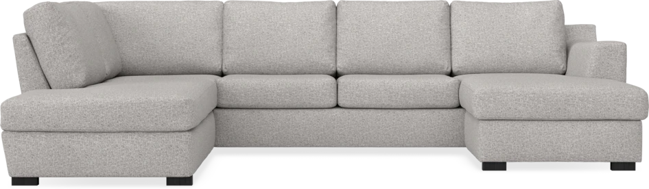 Friday - 3-sits soffa med divan vänster och schäslong höger - Vit