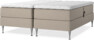 Delux Dream - Ställbar säng, dubbelsäng med bäddmadrass - Beige