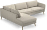 County - 2,5-sits soffa med divan vänster - Beige
