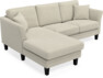 Eden - 2-sits soffa med schäslong - Beige