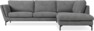 Madison Lux - 3-sits soffa med divan höger - Vit