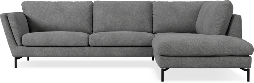 Madison Lux - 3-sits soffa med divan höger - Vit