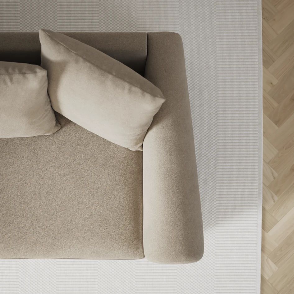 Town - 3-sits soffa med divan vänster och schäslong höger - Beige