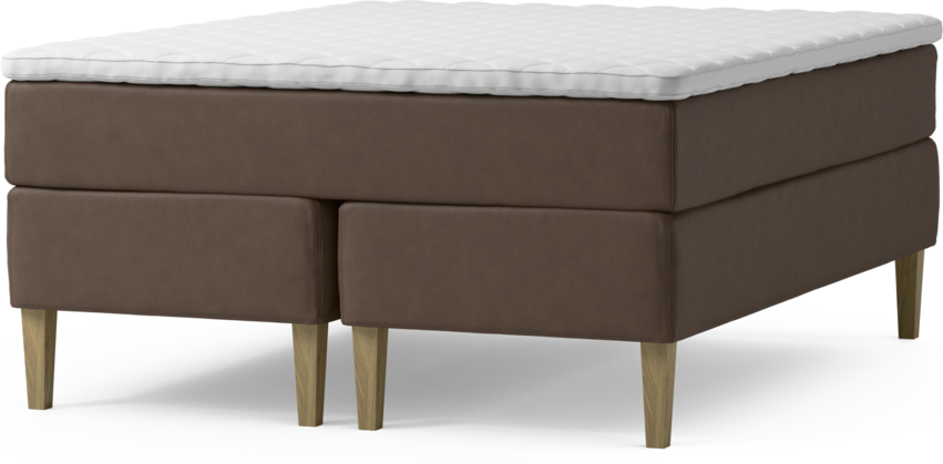 Delux Dream - Kontinentalsäng, dubbelsäng med bäddmadrass och sängben