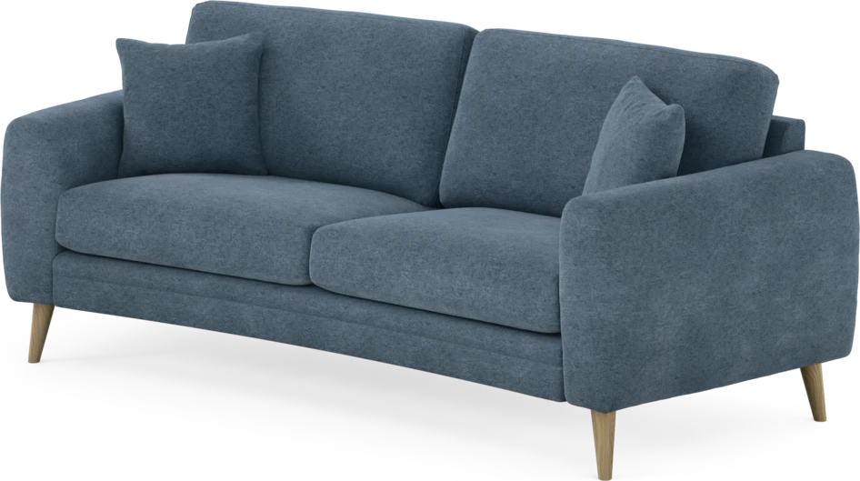 Eden - 2,5-sits soffa svängd - Blå