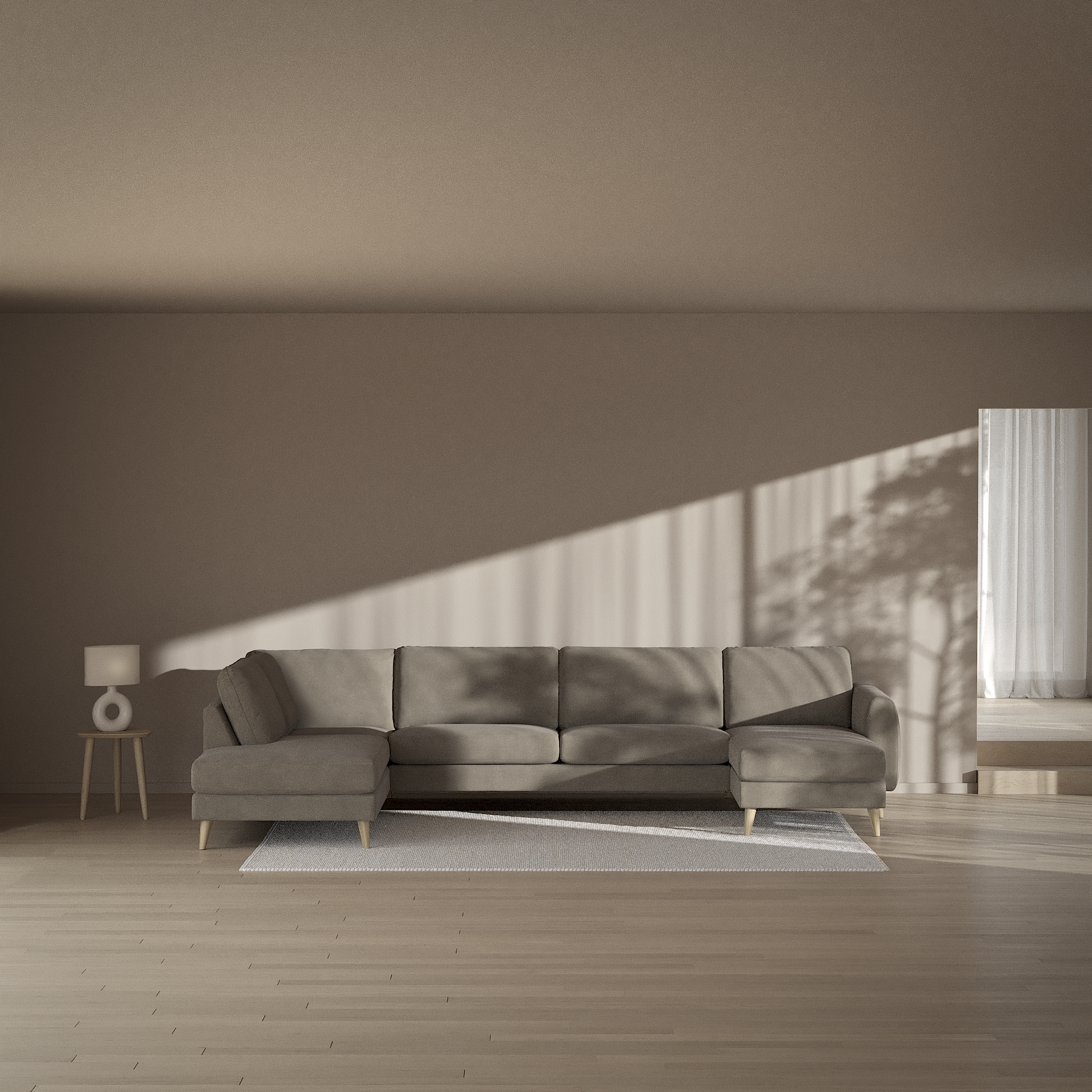 Bridge - 3-sits soffa med divan vänster och schäslong höger - inspiration