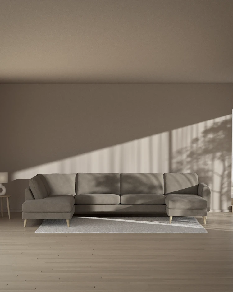 Bridge - 3-sits soffa med divan vänster och schäslong höger - inspiration
