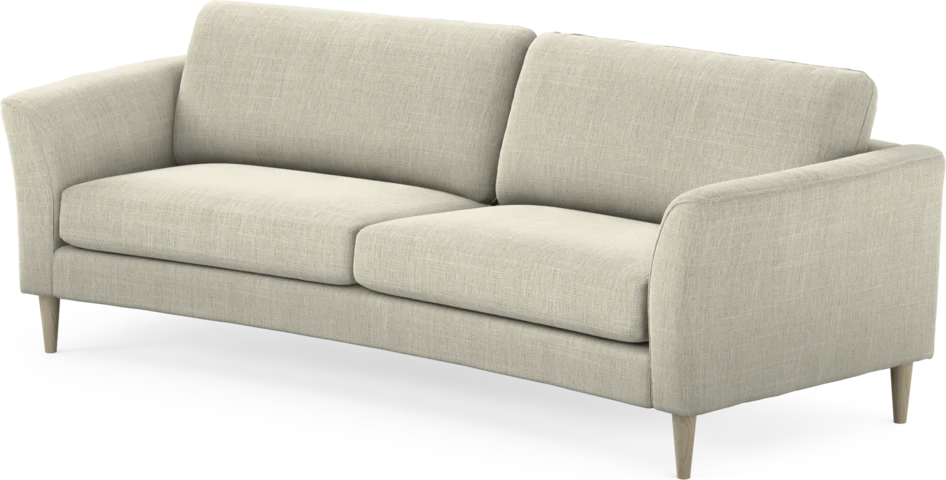 Bridge - 3-sits soffa svängd - Beige