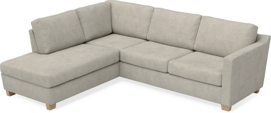 Friday - 2,5-sits soffa med divan vänster - Beige