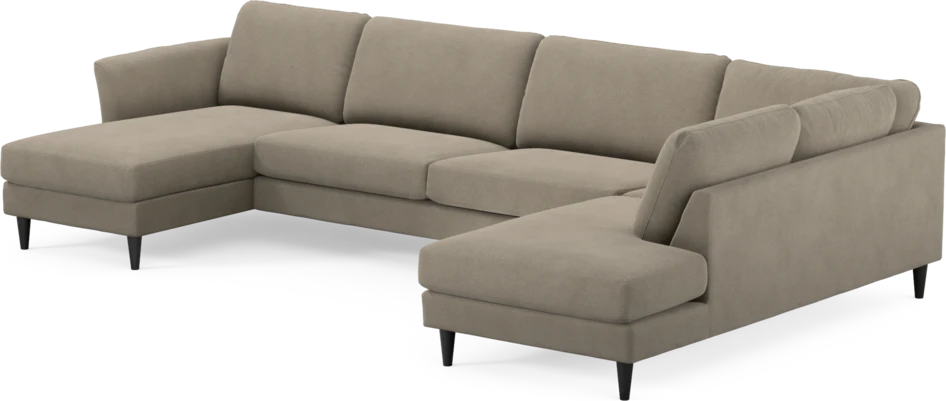 Bridge - 3-sits soffa med schäslong vänster och divan höger - Beige
