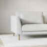 Willow - 3-sits soffa med divan höger, fast klädsel - Vit