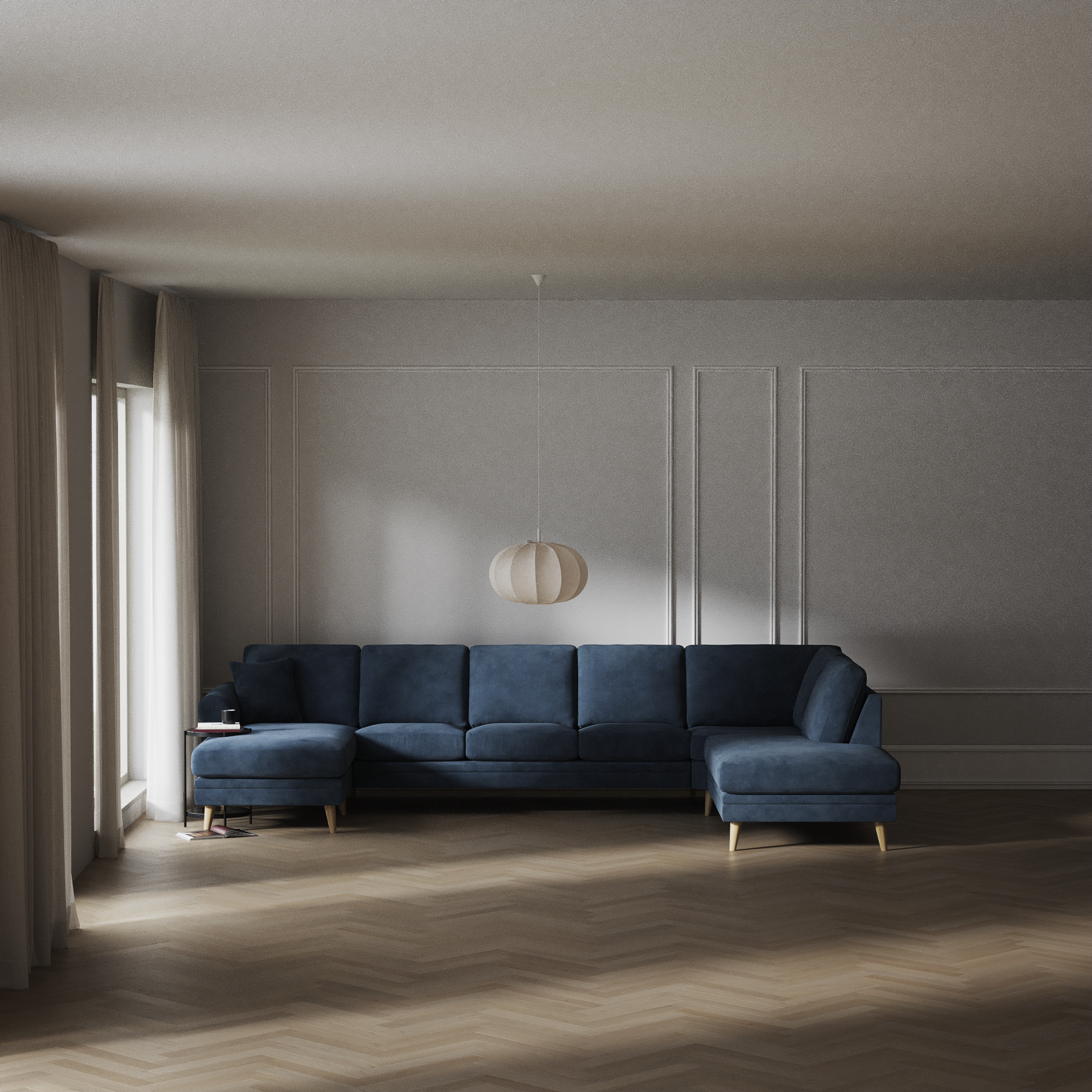 Eden - 3-sits soffa med schäslong vänster och divan höger - inspiration