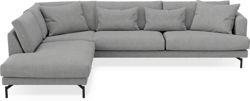 Harper - 3-sits soffa med divan vänster - Grå