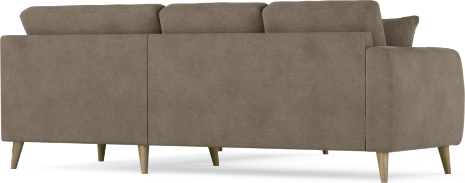 Eden - Hörnsoffa, 2+2-sits - Brun