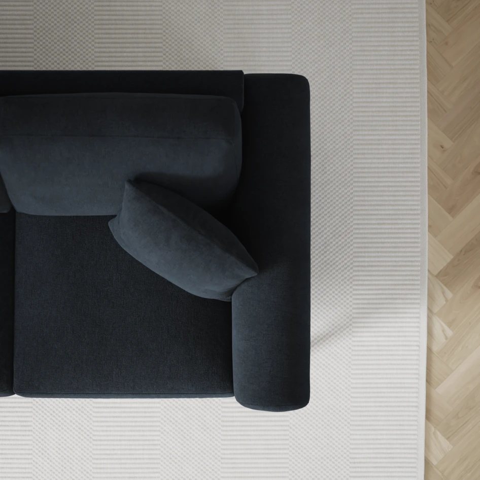 Eden - 2,5-sits soffa - Blå