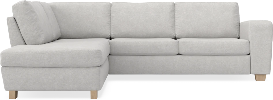 Friday - 2,5-sits soffa med divan vänster - Grå