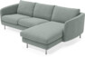 Madison Lux - 2-sits soffa med schäslong höger - Grå
