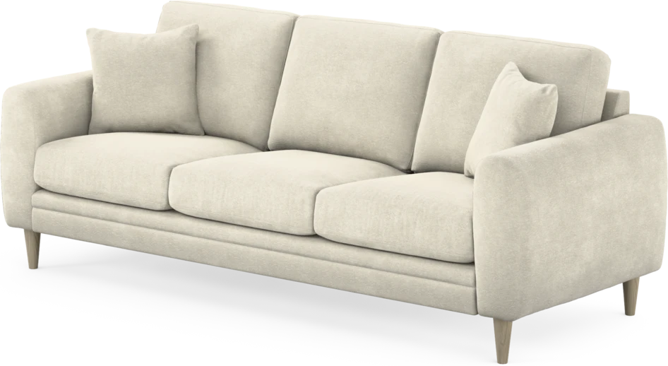 Eden - 3-sits soffa - Vit