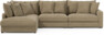 Rossi - 3-sits soffa med divan vänster - Beige