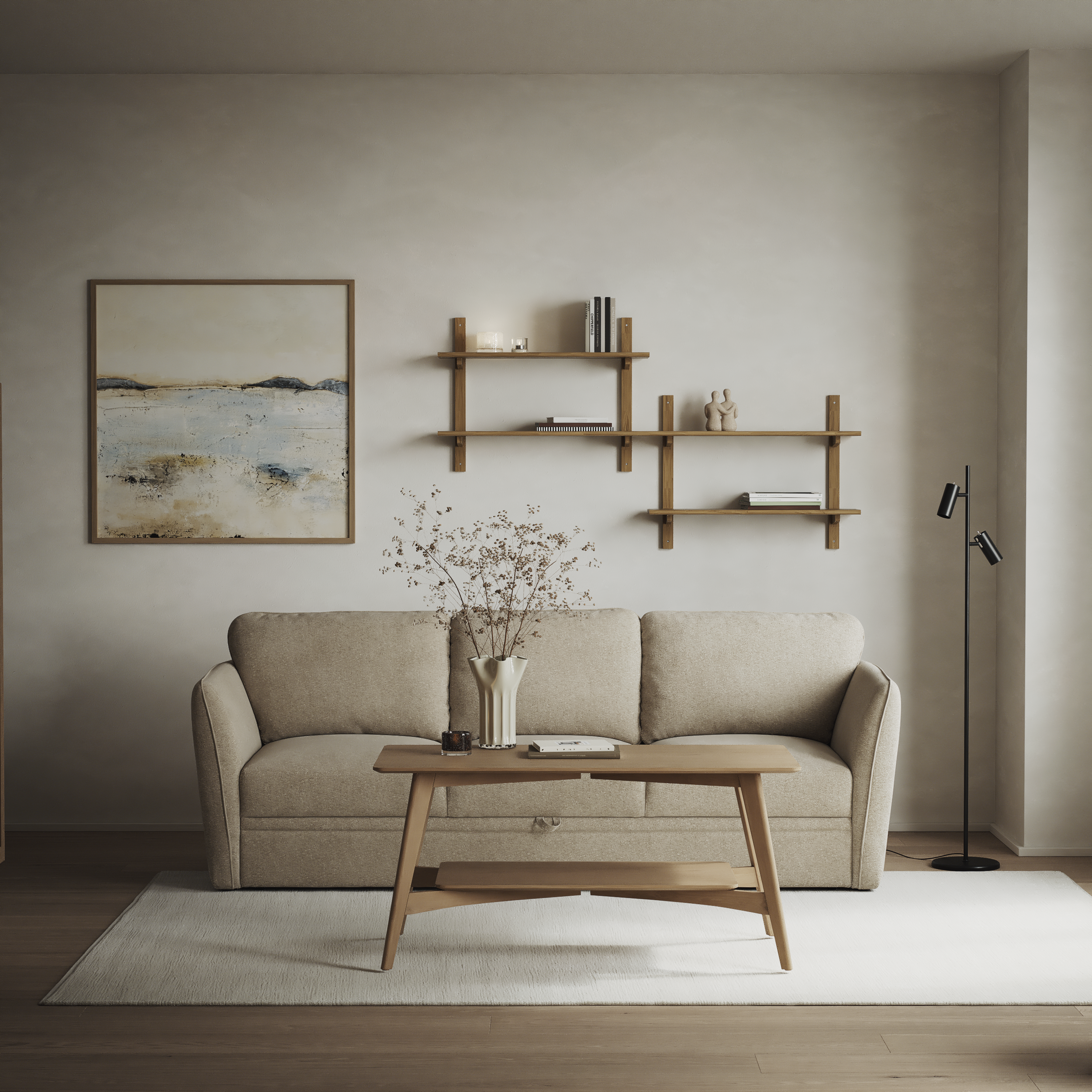 Öland - Bäddsoffa 3-sits, längsbäddad - inspiration