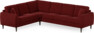 Eden - Hörnsoffa, 2+3-sits - Röd