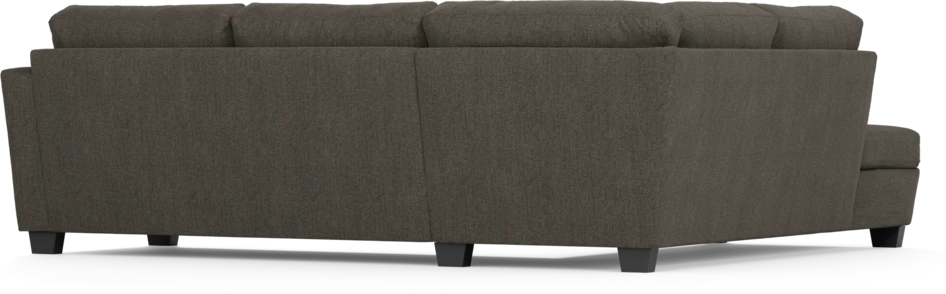 Friday - 2,5-sits soffa med divan vänster - Brun