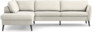 County - 2,5-sits soffa med divan vänster - Vit
