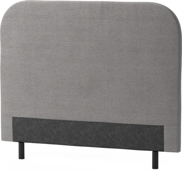 Delux Rundad - Sänggavel, 90-210 cm - Grå