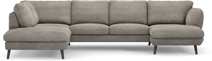 Madison Lux - 2-sits soffa med divan vänster och schäslong höger - Beige