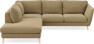 Madison - 2-sits soffa med divan vänster - Brun