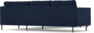 Madison Lux - Hörnsoffa med schäslong höger - Blå
