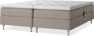 Delux Sense - Ställbar säng, dubbelsäng med bäddmadrass - Beige