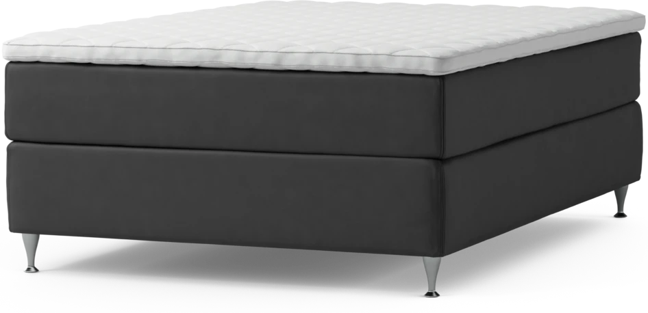 Delux Exclusive - Kontinentalsäng, enkelsäng 140 cm med bäddmadrass och sängben