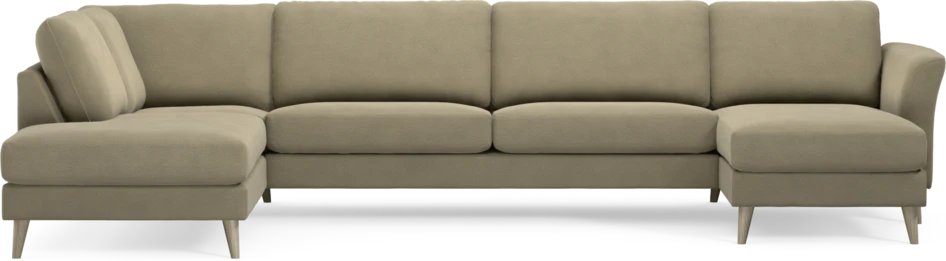 Bridge - 3-sits soffa med divan vänster och schäslong höger - Beige