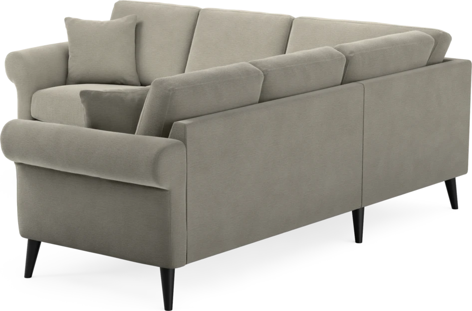 Eden - Hörnsoffa, 2+2-sits - Brun