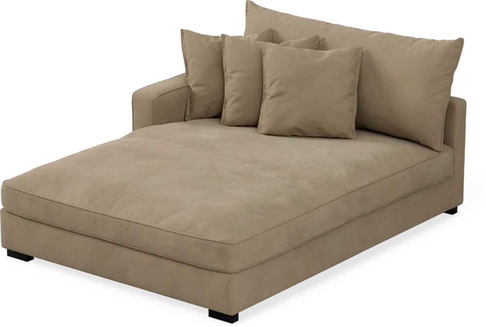 Rossi - Schäslong XL vänster - Beige