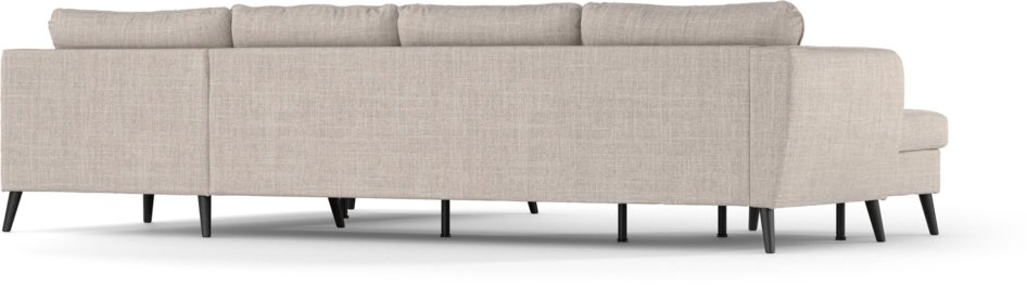 County - Hörnsoffa, 3+2-sits med schäslong vänster - Beige
