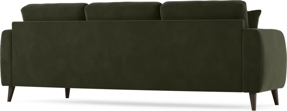 Eden - 3-sits soffa svängd - Grön