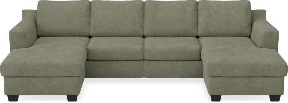 Friday - 2-sits soffa med två schäslonger - Vit