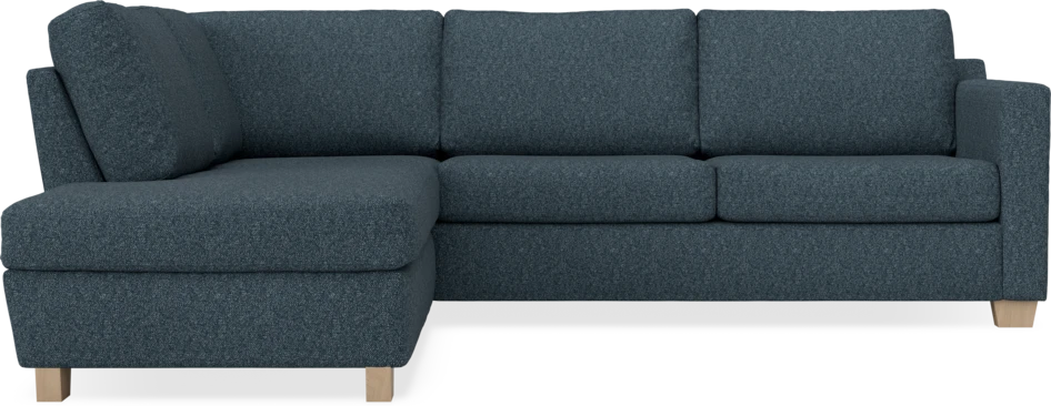 Friday - 2,5-sits soffa med divan vänster - Blå