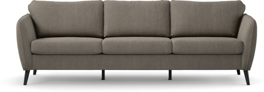 County - 3-sits soffa - Brun