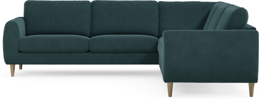 Bridge - Hörnsoffa, 2+2-sits - Blå