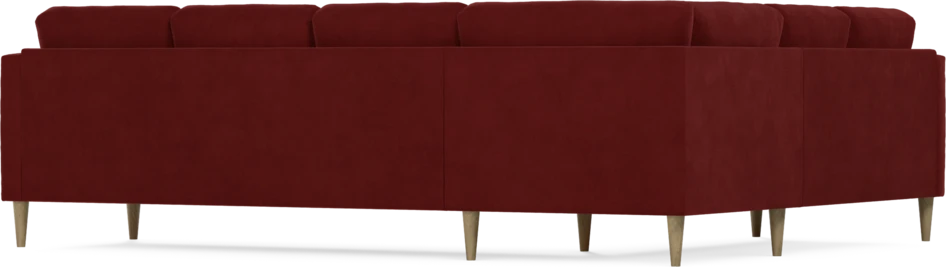 Eden - Hörnsoffa, 2+3-sits - Röd