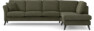 Eden - 3-sits soffa med divan - Grön