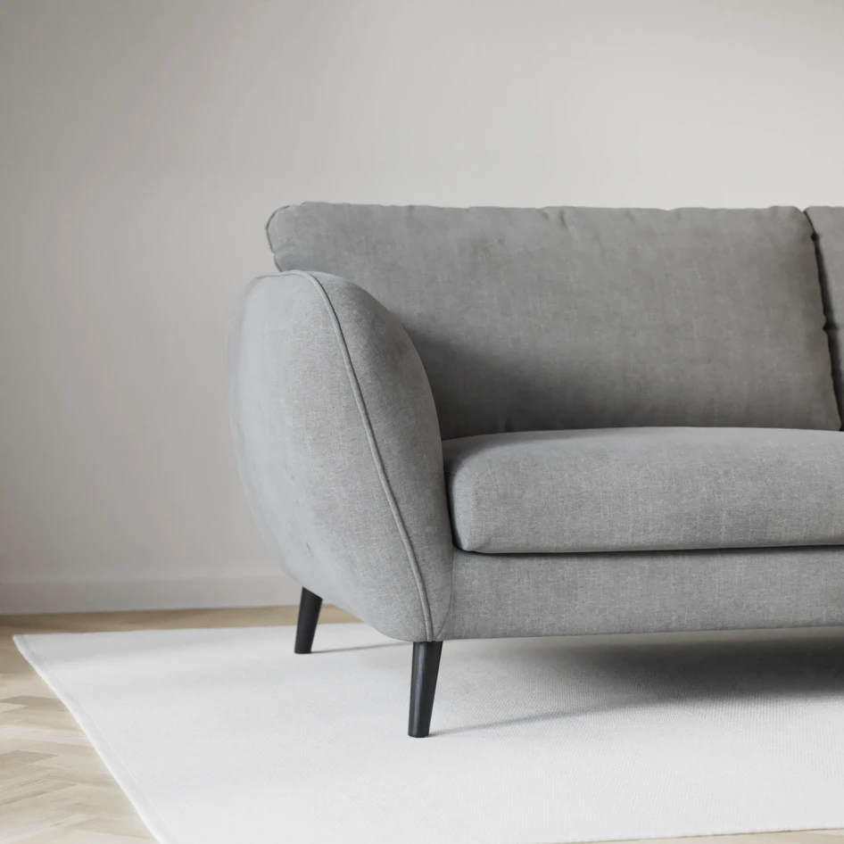 Madison - 2-sits soffa med schäslong vänster och divan höger - Grå