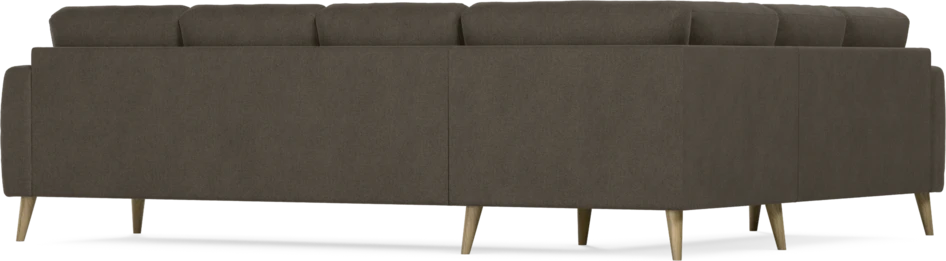 Eden - Hörnsoffa, 2+3-sits - Brun