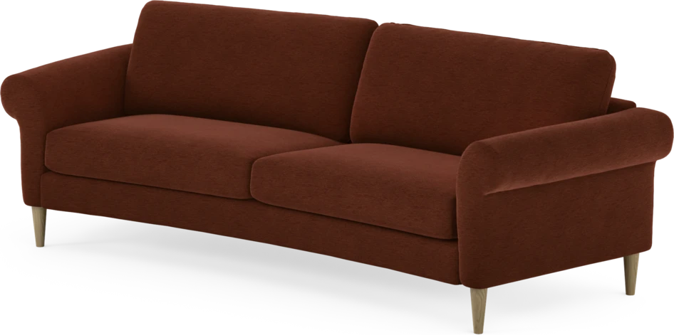 Bridge - 3-sits soffa svängd - Orange